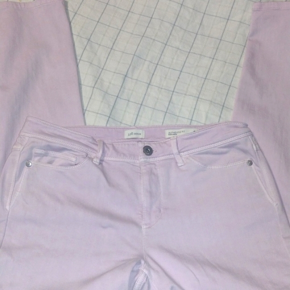 Light pink 🩷 jeans women's size 8 - Picture 2 of 3